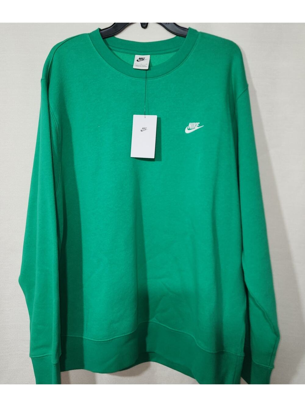 Nike Club Fleece Crewneck Green Sweatshirt men's XL